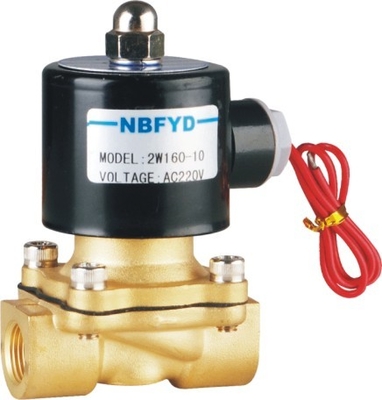 Hydraulische Elektrische Messing Magneetventiel 12V 24V 110V 220V AC DC Water Koperen Spoel