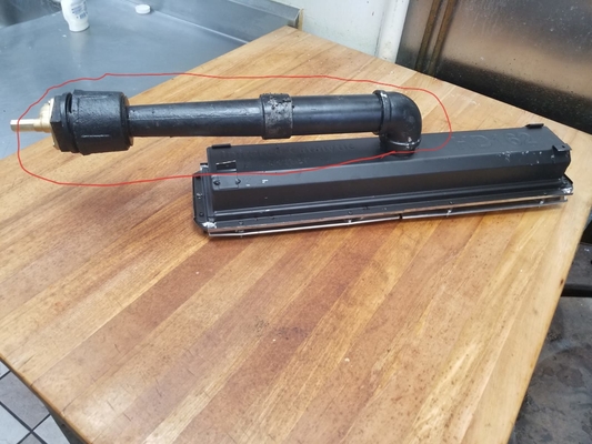 Compacte poedercoatingoven Gasbrander NG LPG Tunneloven Hoog rendement