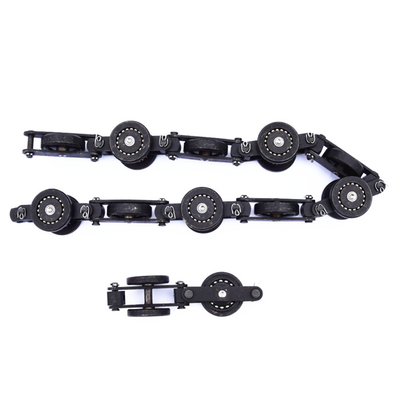 Roller Overhead transportketting Industriële hangende transportband Sleepketting Koolstofstaal