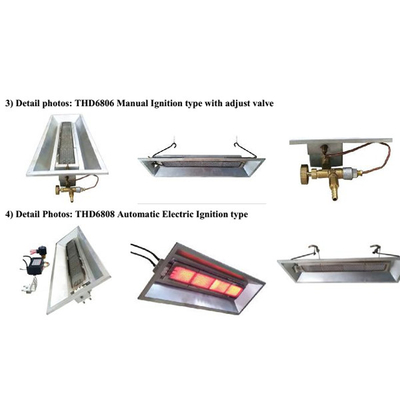 De commerciële Infrarode Workshop van Heater Energy Efficient For Poultry van de Gaspiekeraar
