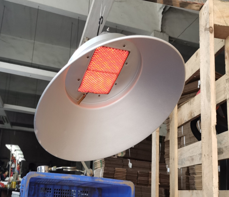 Handmatige Pluimvee Warmtelamp Infrarood Chick Broedapparatuur Gealuminiseerd staal