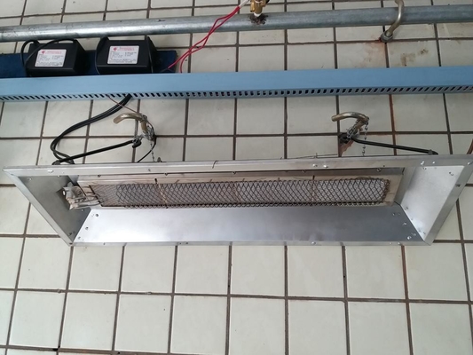 Gealuminiseerde stalen gas-infraroodbroedmachineverwarmer THD6808 pluimveebedrijf verwarmingssysteem