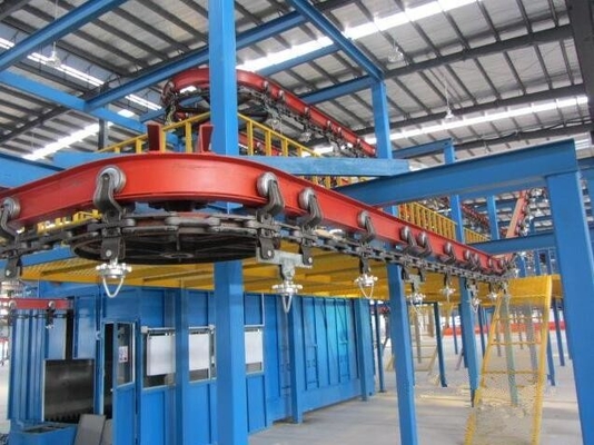 CS Roller Overhead Transportketting Poedercoating Transportapparatuur X348