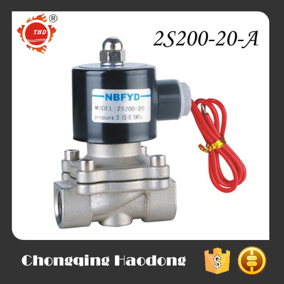 Messing RVS Pneumatische Magneetventiel Lucht Benzine Miniatuur Magneetventiel