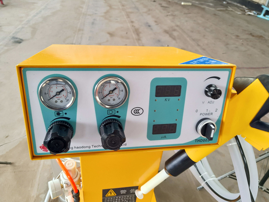 50W elektrostatische poederspuitmachine Overhead transportbandcoatinglijn