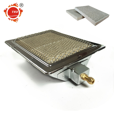 HD220 Keramische Gas BBQ Grill Branders Infrarood Energiebesparing Met Messing Mondstuk
