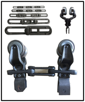 Hittebestendige gesmede transportketting voor poedercoating X348 X458 X678
