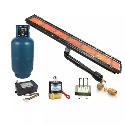Verwarmingspaneel Poedercoating Oven Gasbrander LPG NG Propaan Oven Booth Tunnel