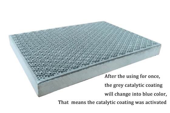 Gasbrander Honingraat Keramische Verwarming Tegels Vervanging Met Katalytische Coating