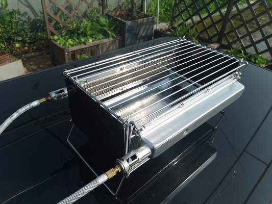 Energie - Grill van het besparings de Draagbare Gas met Infrarode Katalytische Brander voor BARBECUE