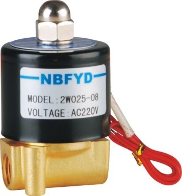 220V Hogedruk Messing Magneetventiel NBR VITON EPDM Afdichting Voor Water Gas Lucht Olie