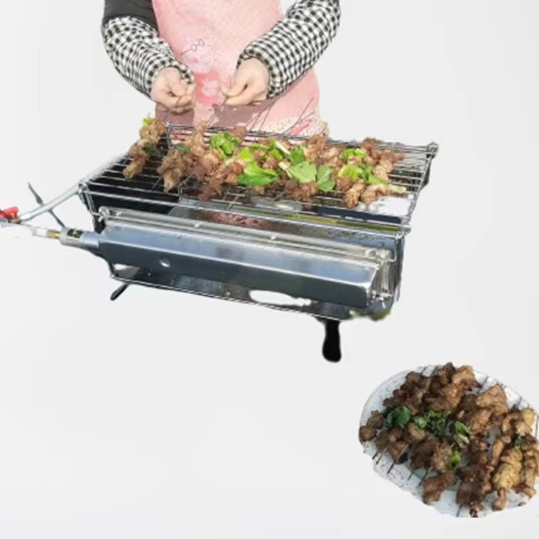 Het gemakkelijke Rookloze Infrarode Gas Heater Barbecue Outdoor Oven van Carry Folded Portable Bbq Grill